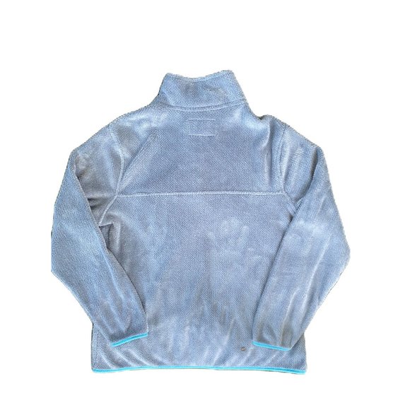 JACHS Cabin Sweater Pullover Womens Long Sleeve 1/4 Gray Fleece Medium Casual - Picture 2 of 8